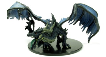 adult black dragon miniature